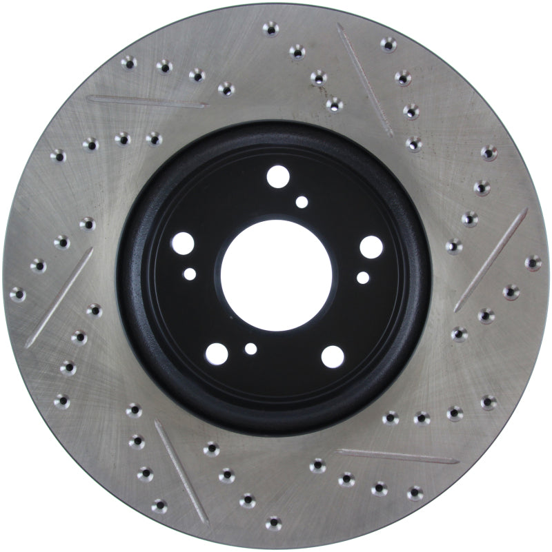 Stoptech 127.40086R StopTech Slotted & Drilled Sport Brake Rotor Front Right 13 Honda Accord Sport