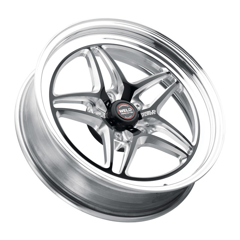 Weld 81HB7100W67A S81 17x10 / 5x115 BP / 6.7in BS Black Wheel (High Pad) - Non-Beadlock