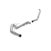 MBRP S6206PLM 03-07 Ford F-250/350 6.0L EC/CC Turbo Back Single Side (Stock Cat) - no Muffler