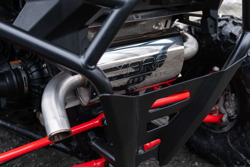 MBRP AT-9524SP 20 Polaris RZR Pro XP Turbo Oval Slip-On Sport Series Exhaust