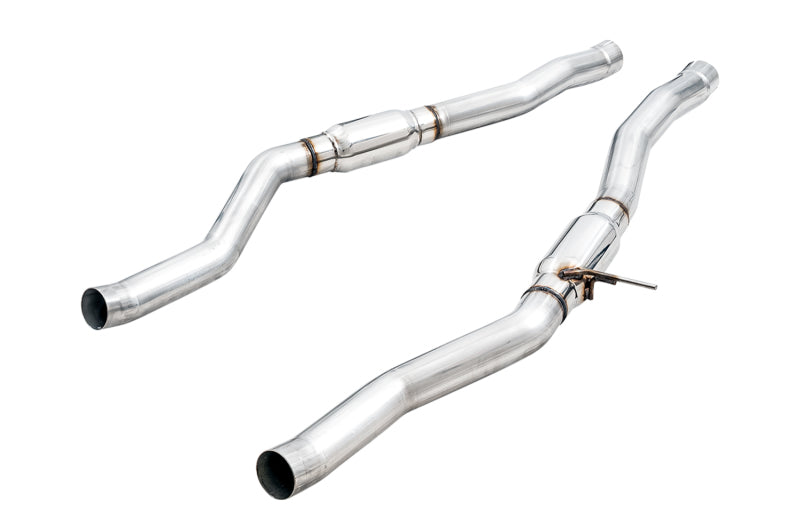 AWE Tuning 3015-32118 AWE 2020 Toyota Supra A90 Resonated Touring Edition Exhaust - 5in Chrome Silver Tips