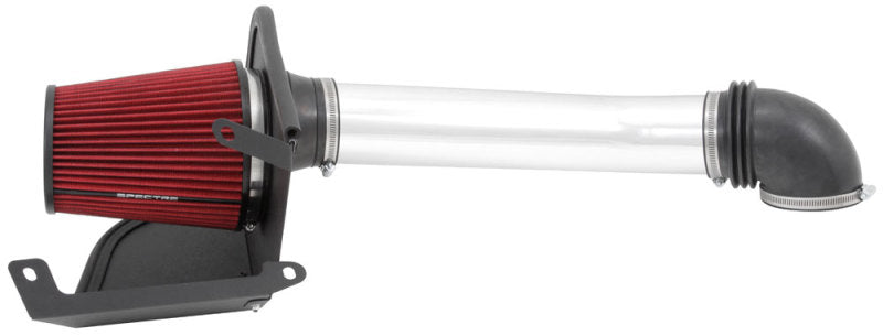 Spectre 9006 14-15 GM Silverado/Sierra V8-5.3L F/I Air Intake Kit - Polished w/Red Filter
