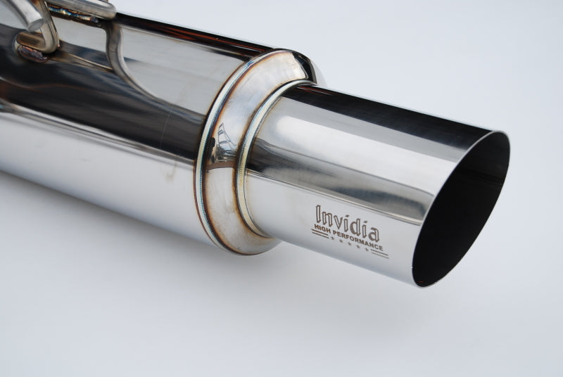 Invidia HS22WRXGTP 2022+ Subaru WRX N1 Twin Outlet Single Layer SS Tip Cat-Back Exhaust