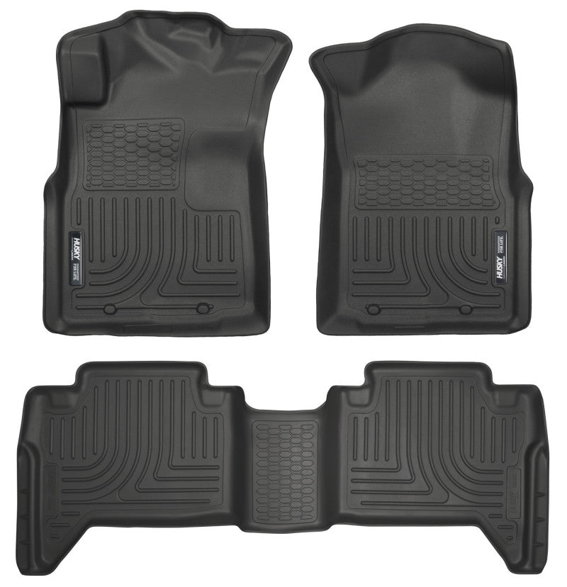Husky Liners 98951 05-13 Toyota Tacoma WeatherBeater Combo Black Floor Liners
