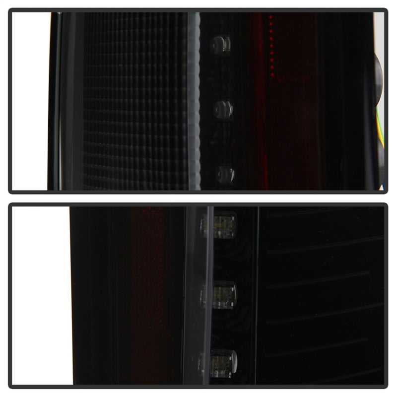 SPYDER 5085337 Spyder 15-17 Ford F-150 LED Tail Lights (w/Blind Spot) - Black Smoke (ALT-YD-FF15015BS-LBLED-BSM)