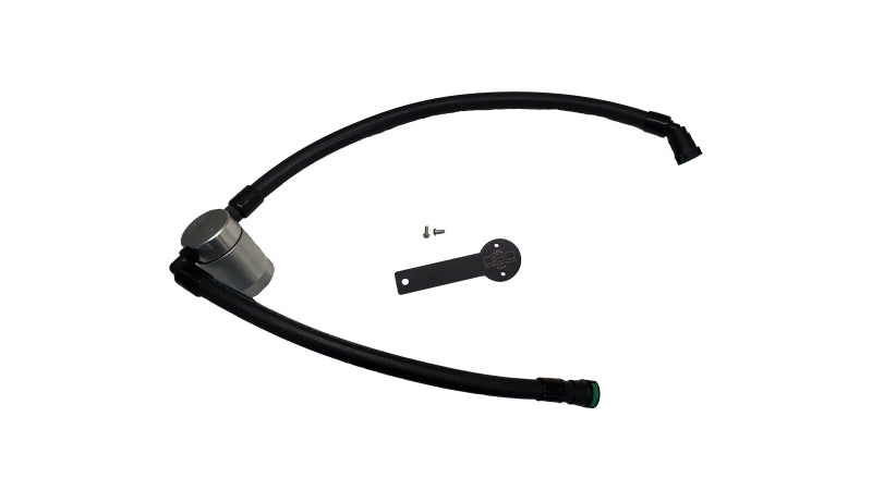 J&L 3093P-C 19-23 Chevy Silverado/GMC Sierra 1500 2.7L Passenger Side Oil Separator 3.0 - Clear Anodized