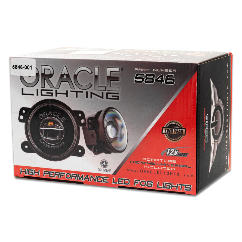 ORACLE Lighting 5846-334 Oracle Jeep Wrangler JK/JL/JT High Performance W LED Fog Lights - w/o Controller SEE WARRANTY