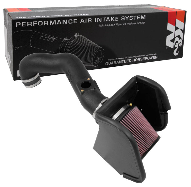 K&N Engineering 63-6017 K&N 16-17 Nissan Titan XD V8-5.0L DSL 63 Series AirCharger Performance Intake