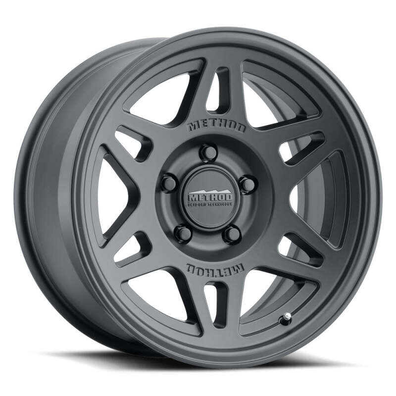 Method Wheels MR70678550500 Method MR706 Bead Grip 17x8.5 0mm Offset 5x5 5mm Matte Black Wheel