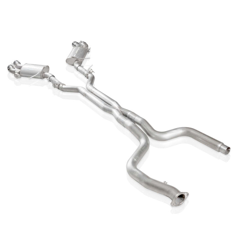 Stainless Works CA16AVCB 2016-18 Camaro SS Exhaust 3in X-Pipe AFM Valves NPP Replacement Valves 4in Quad Tips