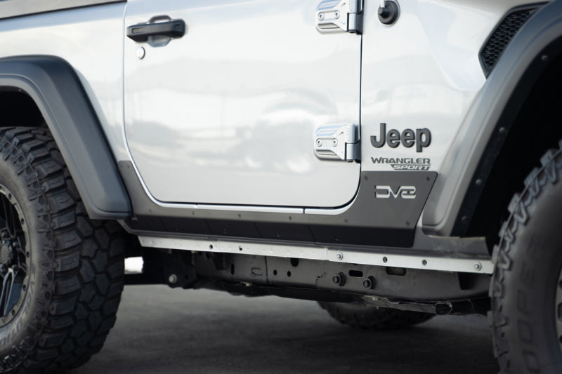 DV8 Offroad SRJL-29 18-23 Jeep Wrangler JL Rock Skins (2 Door Only)
