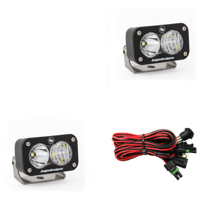 Baja Designs 547803 S2 Sport Driving Combo Pattern Pair LED Work Light - Clear