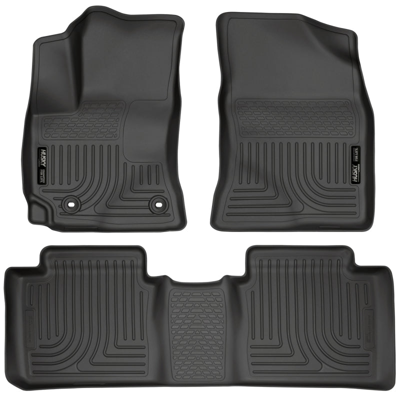 Husky Liners 99531 15 Toyota Corolla Weatherbeater Black Front & 2nd Seat Floor Liners