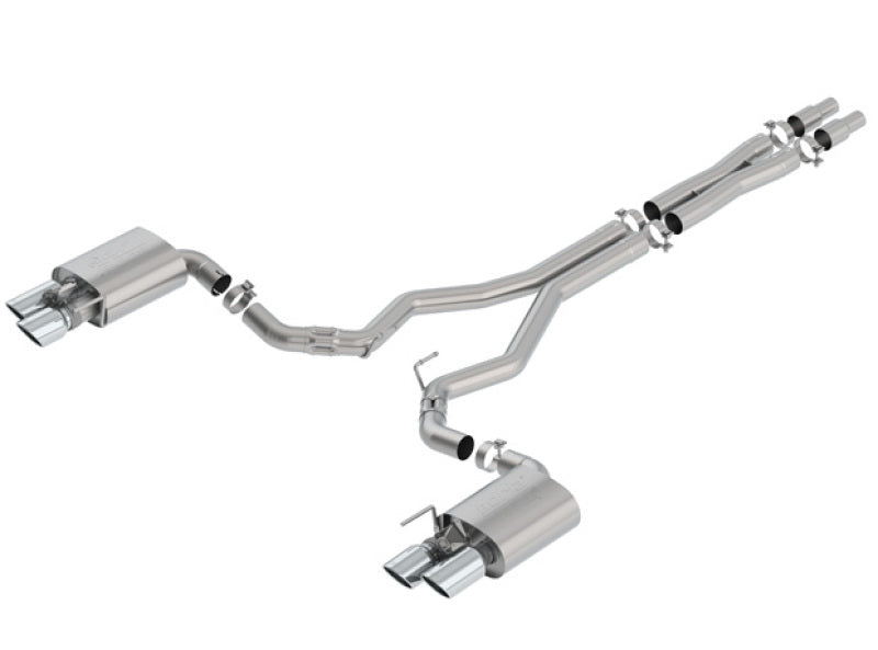 Borla 140743 2018 Ford Mustang GT 5.0L AT/MT 3in ATAK Catback Exhaust w/ Valves