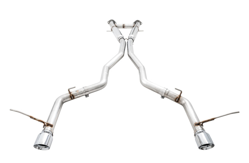 AWE Tuning 3020-32061 2020 Jeep Grand Cherokee SRT Track Edition Exhaust - Chrome Silver Tips