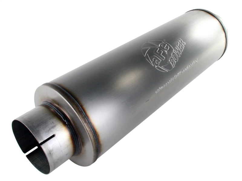 aFe 49-91012 MACHForce XP Exhausts Mufflers SS-409 EXH Muffler 5 ID In/Out 8 Dia