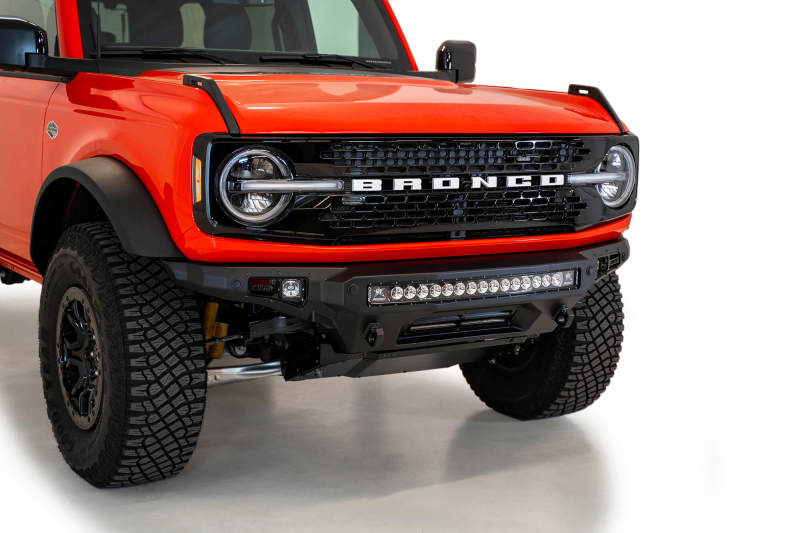 Addictive Desert Designs F230142210103 2021+ Ford Bronco Stealth Fighter Front Bumper w/ Winch Mount
