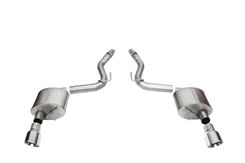 CORSA Performance 21252 Corsa 2024-2024 Ford Mustang Sport Axle-Back Dual Rear Exit with 4.5in Polished Pro-Series Tips