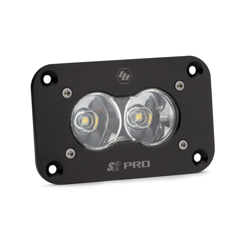 Baja Designs 541006 S2 Sport Flush Mount Work/Scene Pattern LED Work Light - Clear