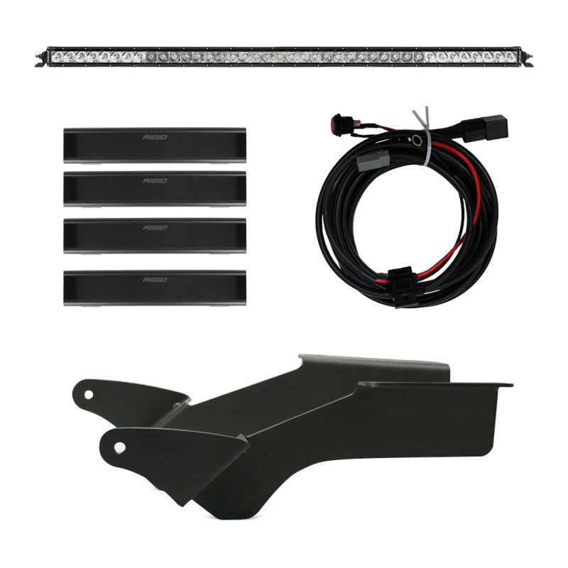 Rigid Industries 46726 2021 Ford Bronco Roof Rack Light Kit (Incl. SR spot/flood Combo Bar)