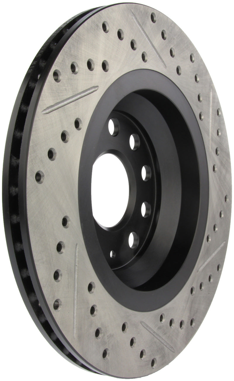 Stoptech 127.33113R StopTech 09 VW Passat CC / 06-09 Passat Slotted & Drilled Right Rear Rotor