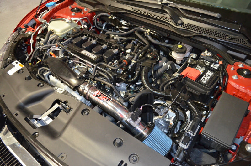 Injen SP1572WR 16-21 Honda Civic 1.5L 4 Cyl. Wrinkle Red Short RAM Intake
