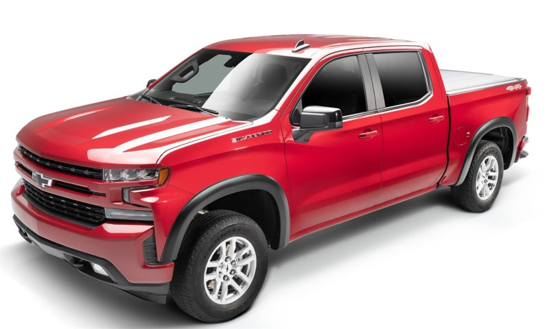 Bushwacker 40930-02 19-21 Chevrolet Silverado 1500 OE-Style 4PC Fender Flares Black Smooth