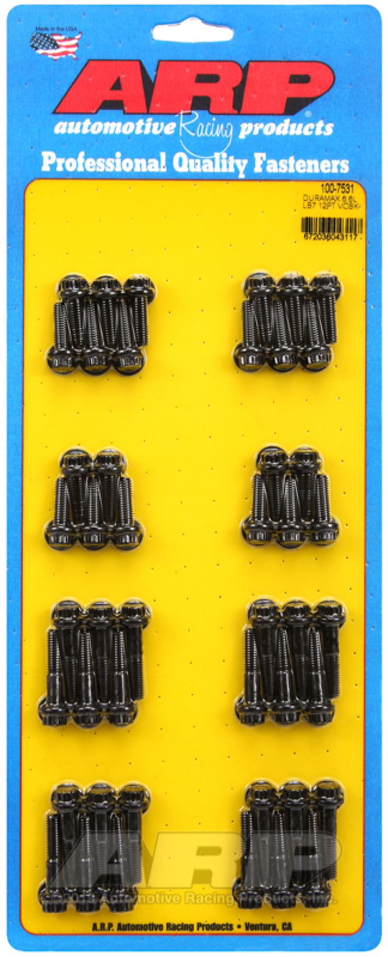 Arp ARP100-7531 Valve Cover Bolt Kit 12pt - Duramax 6.6L LB7