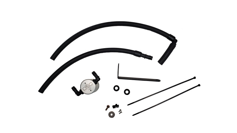 J&L 3117P-C 22-25 Subaru BRZ/GR86 2.4L Passenger Side Oil Separator 3.0 - Clear Anodized