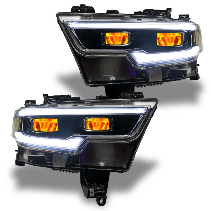 ORACLE Lighting 1456-334 Oracle 19-21 RAM 1500 RGB Headlight Demon Eye Kit - LED Projector - w/o Controller SEE WARRANTY