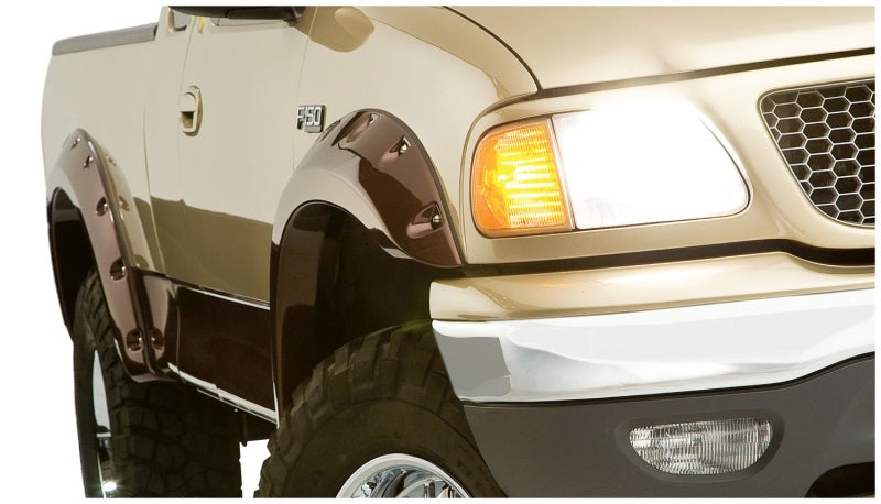 Bushwacker 20073-02 97-03 Ford F-150 Cutout Style Flares 2pc - Black