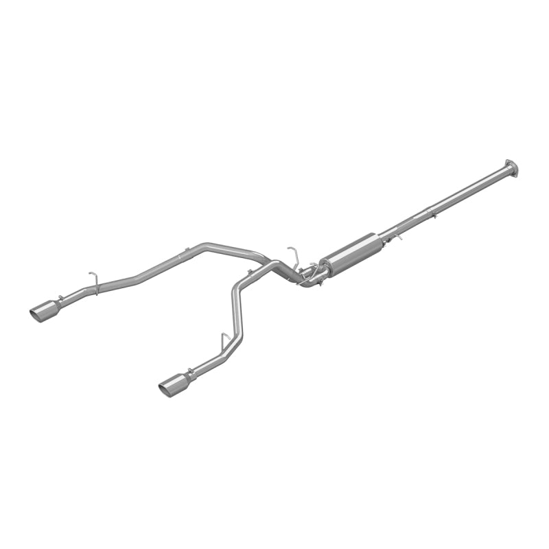 MBRP S5152409 2019 RAM 1500 5.7L (CrewCab/QuadCab ONLY) 2.5in Cat Back Dual Split Rear w/ 4.5in Tip - T409