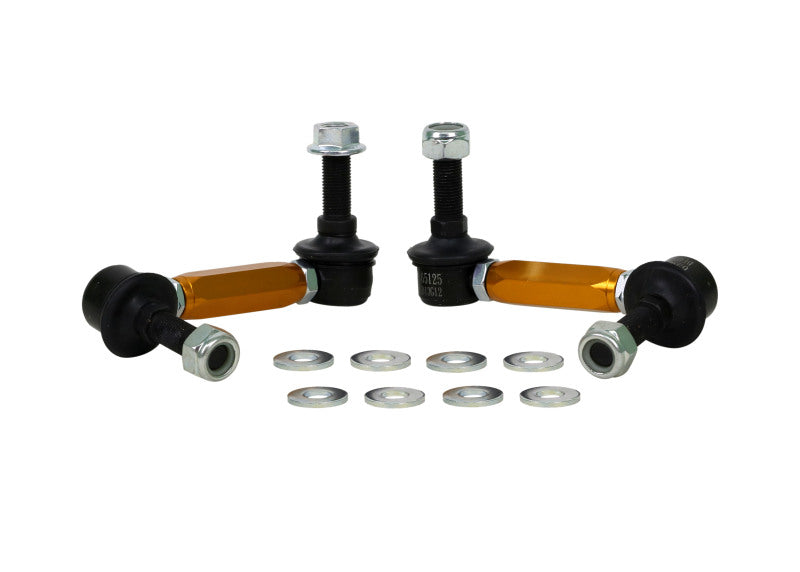 Whiteline KLC180-115 Universal Sway Bar Link Assembly Heavy Duty Adjustable Steel Ball 115mm Size