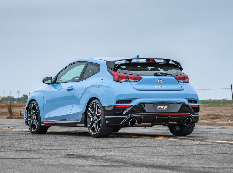 Borla 140832 19-20 Hyundai Veloster N 2.0L I4 MT FWD 2DR 3in ATAK CatBack Exhaust w/ SS Tips