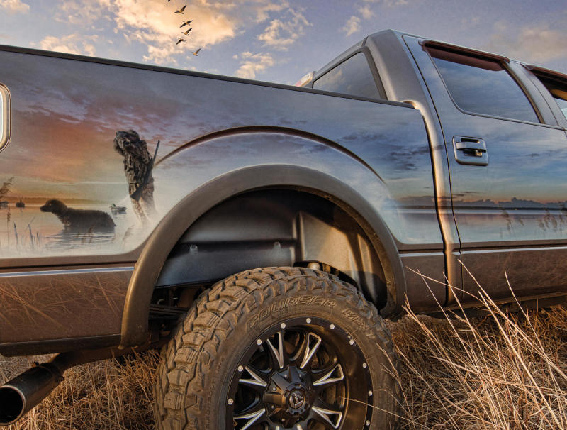 Husky Liners 79041 99-06 Chevrolet Silverado 1500 / 99-04 Silverado 2500 Rear Wheel Well Guards - Black