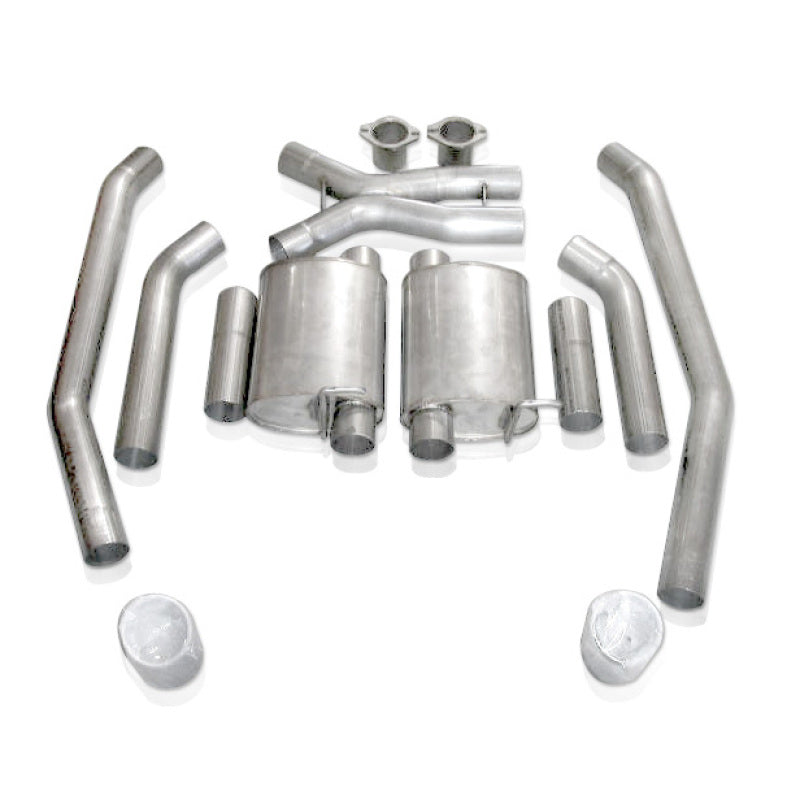 Stainless Works 05GTOTMCB 2005-06 GTO 3in Catback Chambered Mufflers X-Pipe