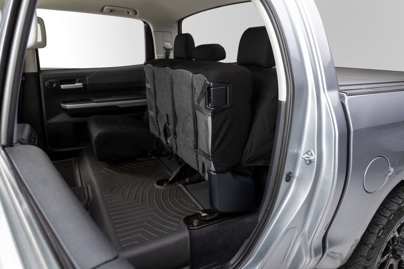 Covercraft GTF4127COBK 19-22 Ford F250 Carhartt Super Dux PrecisionFit Custom Second Row Seat Covers - Black