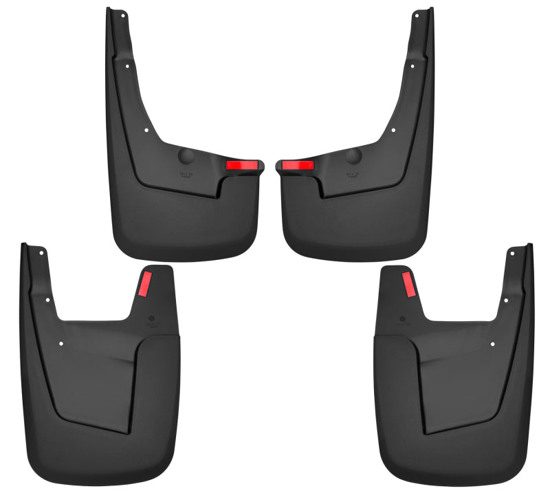 Husky Liners 58146 19-22 RAM 1500 w/o OEM Fender Flares Custom-Molded Front & Rear Mud Guards