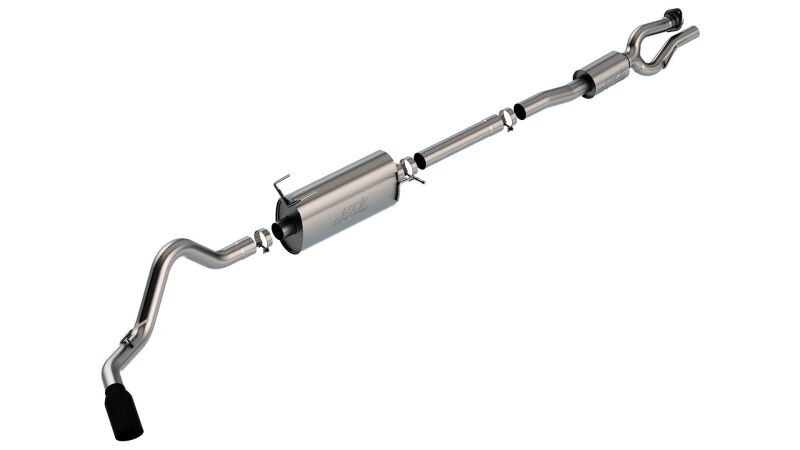 Borla 140843BC 20-22 F-250/F-350 SUPER DUTY 7.3L V8 AT 2WD / 4WD 4DR WB142 S-TYPE Cat Back S RD RL AC S BLACK