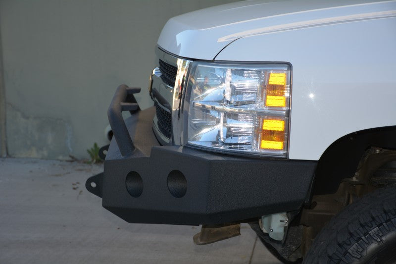 DV8 Offroad FBCS1-01 07-13 Chevrolet Silverado 1500 Front Bumper - Black Powdercoat