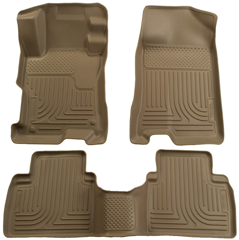 Husky Liners 98523 04-09 Toyota Prius WeatherBeater Combo Tan Floor Liners