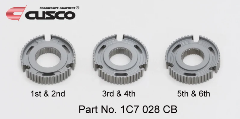 Cusco 1C7 028 CB 23+ Toyota GR Corolla/22+ Toyota GR Yaris Reinforced Transmission Clutch Sync. Hub Set
