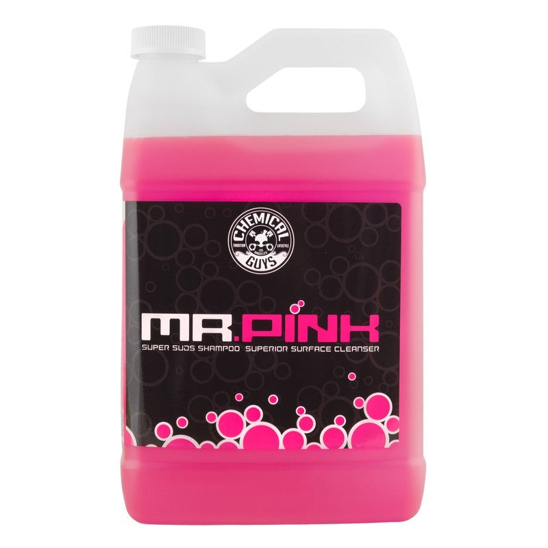 Chemical Guys CWS_402 Mr. Pink Super Suds Shampoo & Superior Surface Cleaning Soap - 1 Gallon