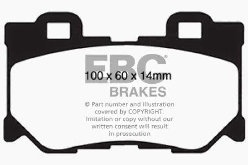 EBC DP51824NDX 08-15 Infiniti G37 3.7 Bluestuff Rear Brake Pads