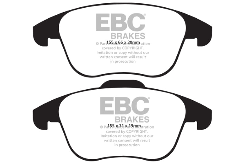 EBC DP41997R 15 and up Audi Q3 2.0 Turbo Yellowstuff Front Brake Pads