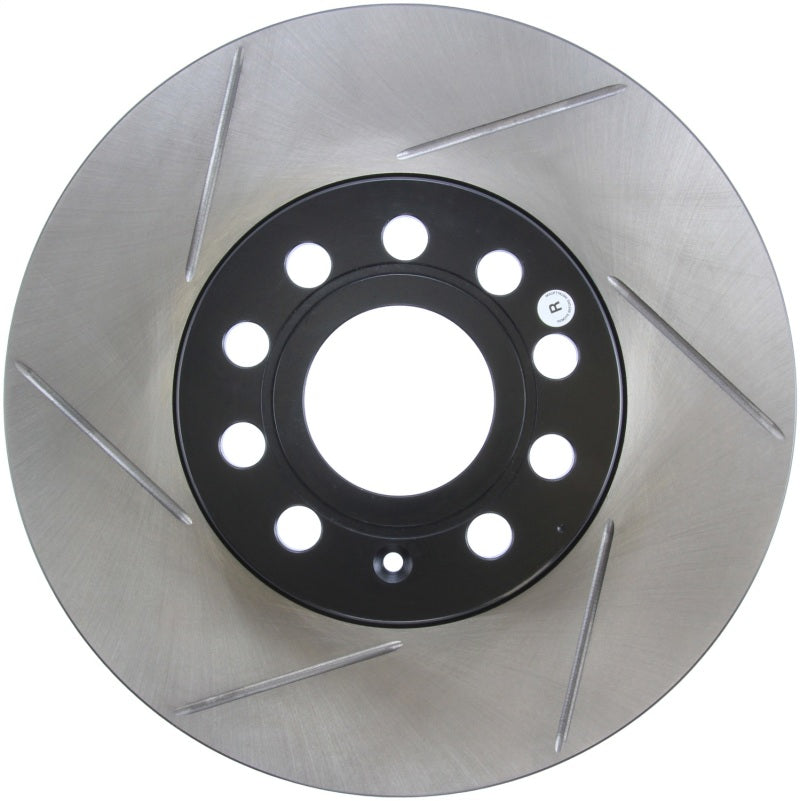 Stoptech 126.33110SR StopTech Power Slot 05-10 VW Jetta (except Wagon) Front Right Slotted Rotor