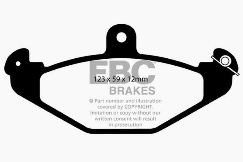 EBC DP4885/2R 08+ Lotus 2-Eleven 1.8 Supercharged Yellowstuff Rear Brake Pads