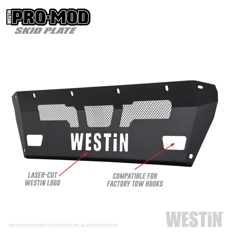 Westin 58-71165 15-19 Chevrolet Silverado 2500/3500 Pro-Mod Skid Plate - Textured Black