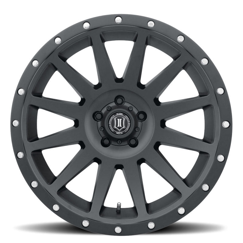 ICON 2020108347SB Compression 20x10 6x5.5 -19mm Offset 4.75inBS Satin Black Wheel