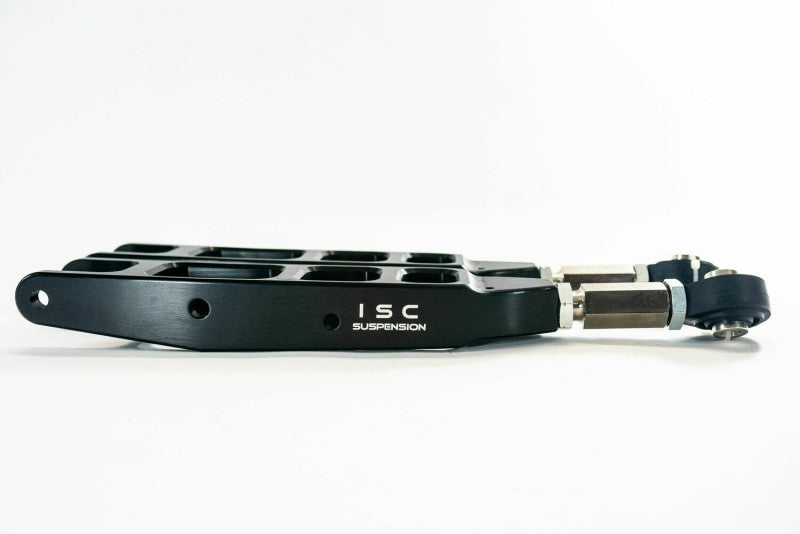 ISC Suspension S012CA-V3BL 08-21 Subaru Impreza V3 Rear Adjustable Control Arms - Stealth Series Black